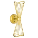 728623 Бра ZETA 2х40W E14 ЗОЛОТО