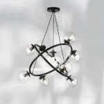 815390 Люстра CROCO 9х40W E14 ЧЕРНЫЙ МАТОВЫЙ — изображение 11