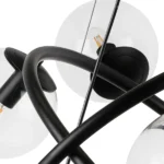 815390 Люстра CROCO 9х40W E14 ЧЕРНЫЙ МАТОВЫЙ — изображение 5