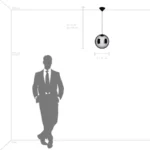 801013 Люстра SFERETTA LED 1х3W 120LM КОФЕЙНЫЙ/КОНЬЯЧНЫЙ 3000K — изображение 2