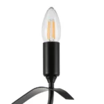 733287 Люстра RAGNO 8х40W E14 ЧЕРНЫЙ МАТОВЫЙ — изображение 4