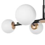 815460 Люстра CROCO 6х40W E14 ЧЕРНЫЙ МАТОВЫЙ/ЗОЛОТО — изображение 3