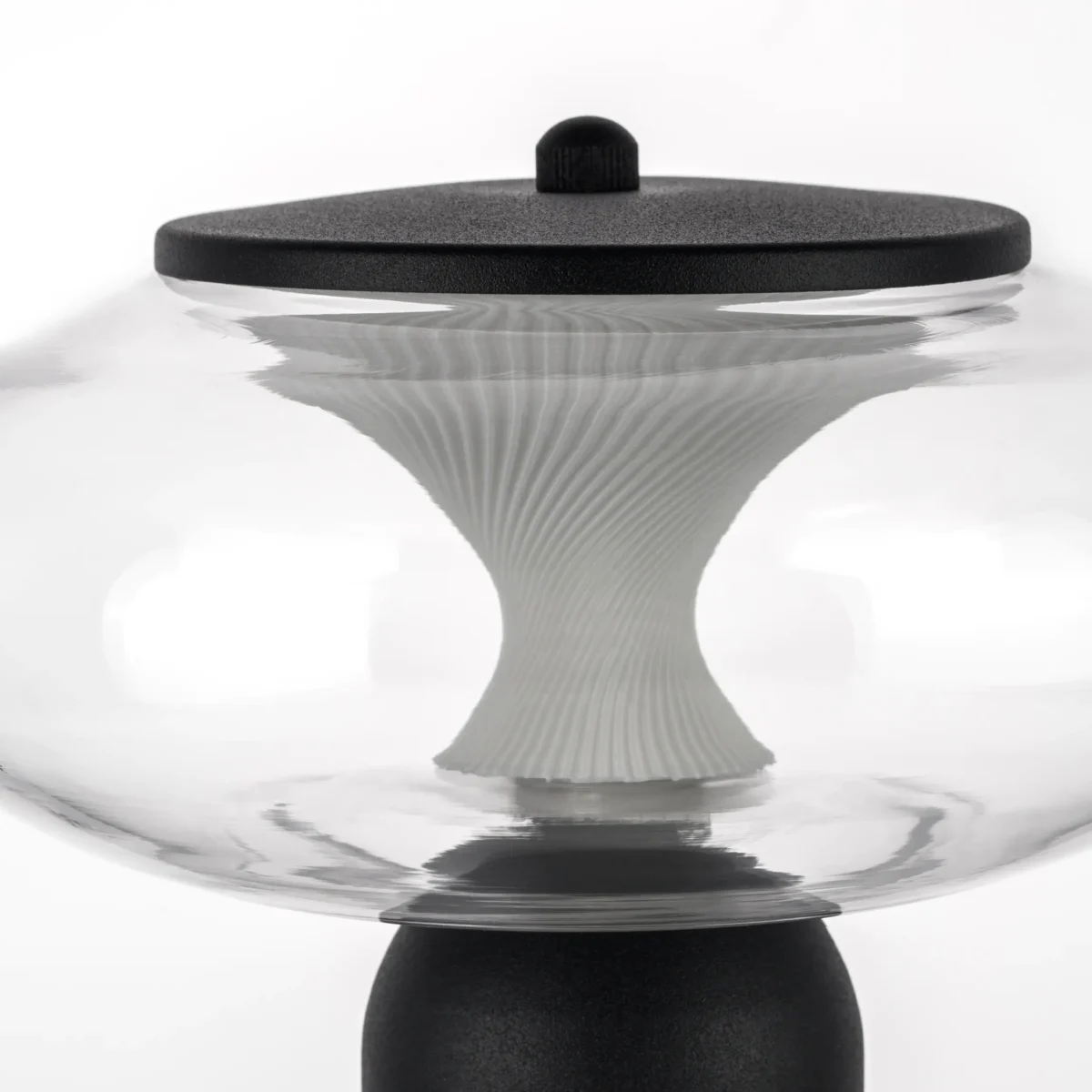 612917 Настольная лампа PALERMO 8W LED 350LM G ЧЕРНЫЙ/ПРОЗРАЧНЫЙ 3000K — изображение 6