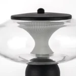 612917 Настольная лампа PALERMO 8W LED 350LM G ЧЕРНЫЙ/ПРОЗРАЧНЫЙ 3000K — изображение 6