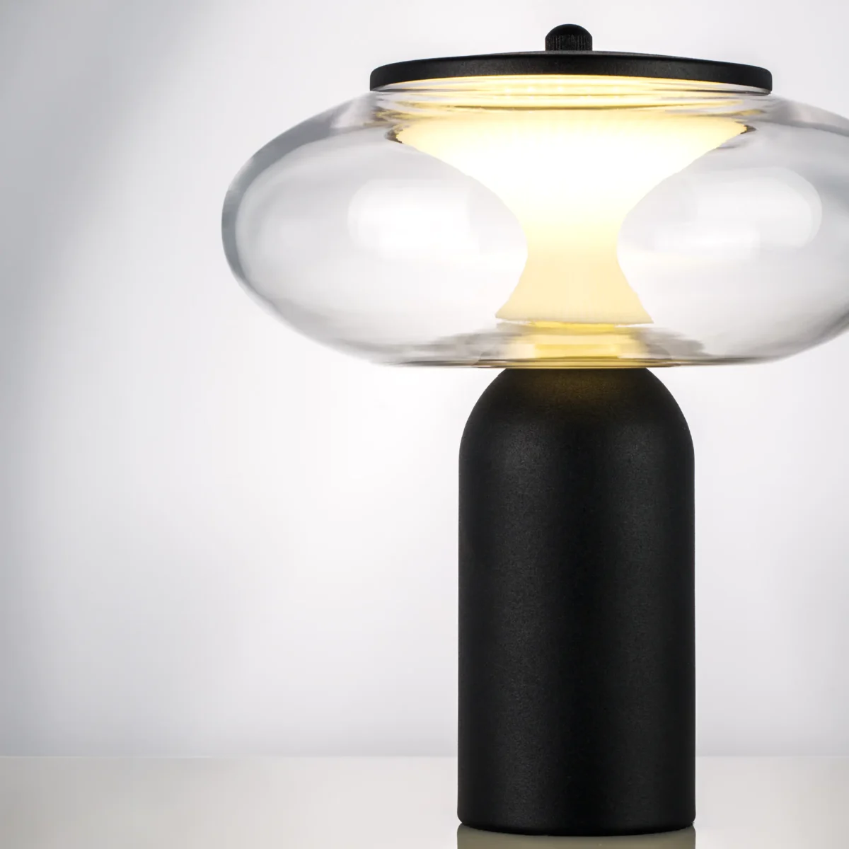 612917 Настольная лампа PALERMO 8W LED 350LM G ЧЕРНЫЙ/ПРОЗРАЧНЫЙ 3000K — изображение 7