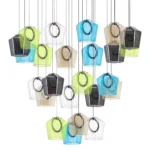 796349 Люстра CARAMELLO LED 24х6W 2600LM КОФЕЙНЫЙ/МУЛЬТИКОЛОР 3000K — изображение 4