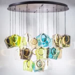 796349 Люстра CARAMELLO LED 24х6W 2600LM КОФЕЙНЫЙ/МУЛЬТИКОЛОР 3000K — изображение 2