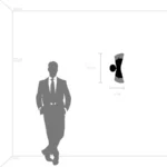 817624 Бра STRATO 2х40W E14 ХРОМ — изображение 6