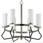 723065 Люстра FLUME 6х40W E14 ЧЕРНЫЙ МАТОВЫЙ/НИКЕЛЬ — изображение 3