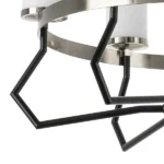 723065 Люстра FLUME 6х40W E14 ЧЕРНЫЙ МАТОВЫЙ/НИКЕЛЬ — изображение 5