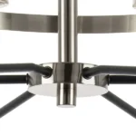 723065 Люстра FLUME 6х40W E14 ЧЕРНЫЙ МАТОВЫЙ/НИКЕЛЬ — изображение 7