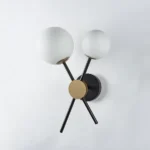 815620 Бра CROCO 2х40W E14 ЧЕРНЫЙ МАТОВЫЙ/ЗОЛОТО — изображение 5