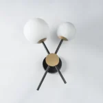 815620 Бра CROCO 2х40W E14 ЧЕРНЫЙ МАТОВЫЙ/ЗОЛОТО — изображение 8