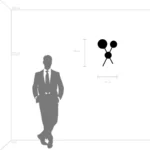 815620 Бра CROCO 2х40W E14 ЧЕРНЫЙ МАТОВЫЙ/ЗОЛОТО — изображение 2