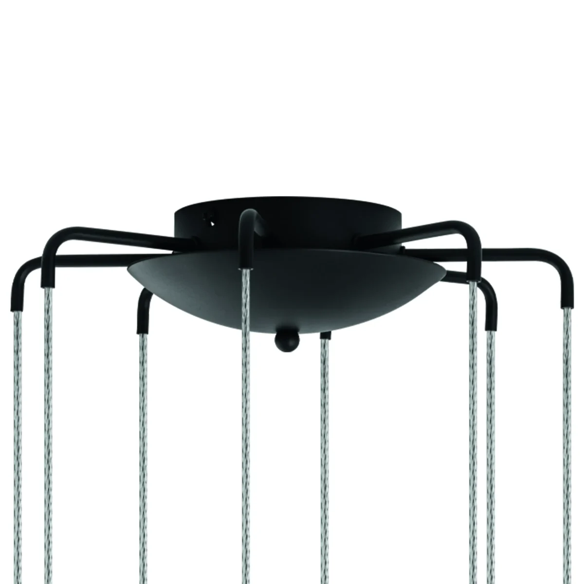 L8T747447 Люстра TUBO LED 40W 2560LM 25G ЧЕРНЫЙ 4000K (574737+747447 (8шт) — изображение 2