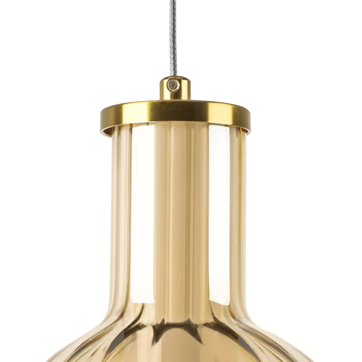 800033 Люстра BOTTO LED 6W 730LM ЛАТУНЬ/КОНЬЯЧНЫЙ/БЕЛЫЙ 3000K — изображение 2