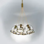 729071 Люстра SFERICO 7х40W E27 ЛАТУНЬ/ПРОЗРАЧНЫЙ — изображение 2