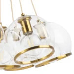 729071 Люстра SFERICO 7х40W E27 ЛАТУНЬ/ПРОЗРАЧНЫЙ — изображение 7