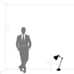 865914 Настольная лампа LOFT 1х40W E14 ХРОМ — изображение 6