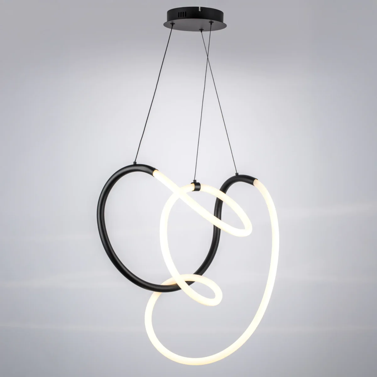 637067 Люстра CORINTO 30W LED 2530LM ЧЕРНЫЙ 3000K IP20 — изображение 7