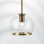 729011 Люстра SFERICO 1х40W E27 ЛАТУНЬ/ПРОЗРАЧНЫЙ — изображение 2