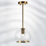 729011 Люстра SFERICO 1х40W E27 ЛАТУНЬ/ПРОЗРАЧНЫЙ — изображение 3