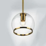 729011 Люстра SFERICO 1х40W E27 ЛАТУНЬ/ПРОЗРАЧНЫЙ — изображение 5