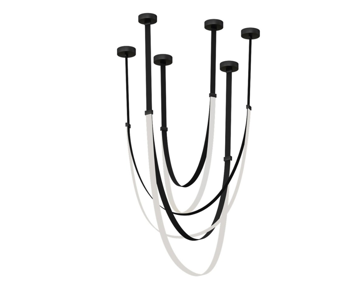 00000082 07689A-120+150+180,19 Подвес Лирд черный — изображение 1