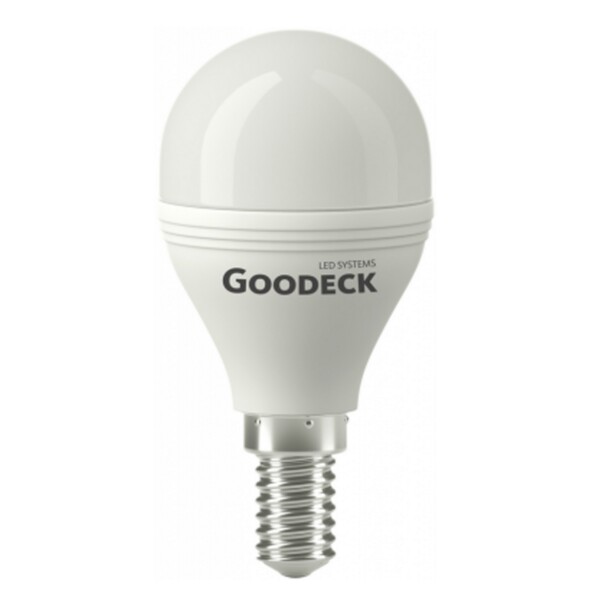 1001021106/gl Лампа Шар G45 6W E14 (LED 2700K)