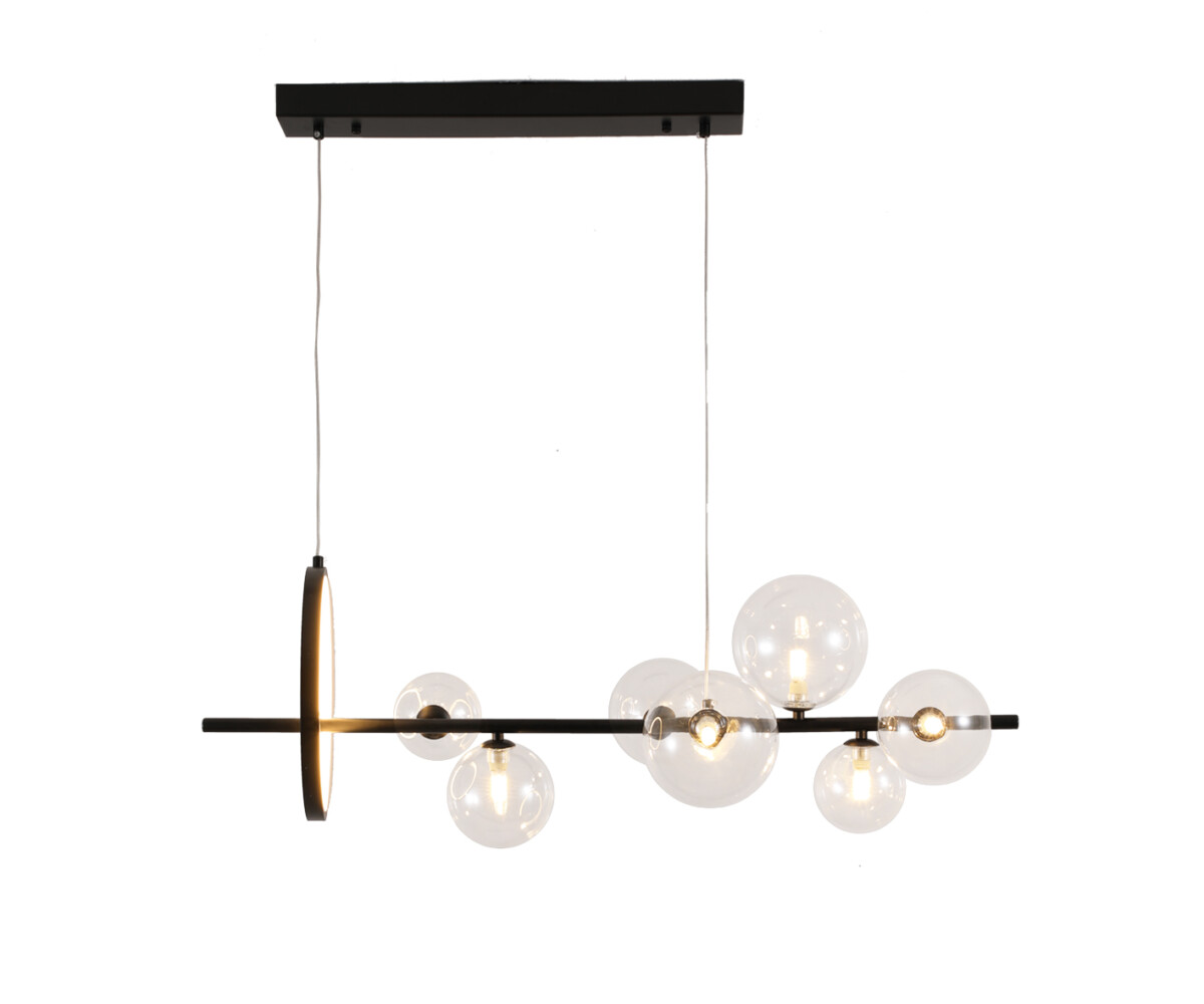 07608-7A,19 Люстра Иона черный G9+Led — изображение 1