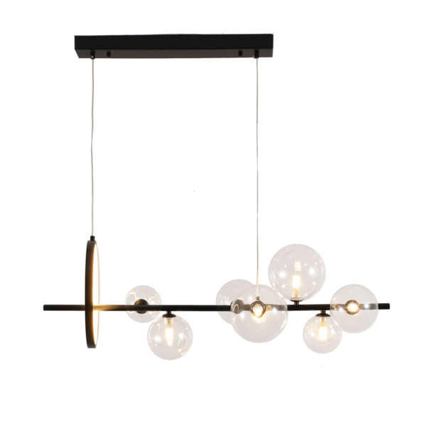 07608-7A,19 Люстра Иона черный G9+Led