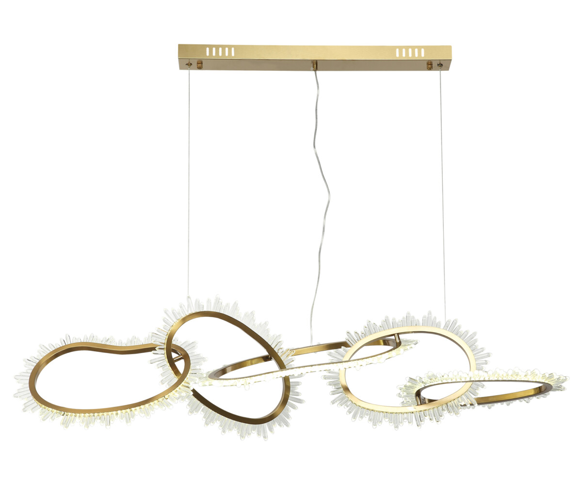 07607-5AL,36 Люстра Сена Кристалл латунь — изображение 1