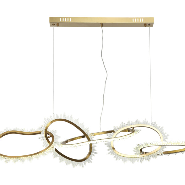 07607-5AL,36 Люстра Сена Кристалл латунь