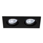 A2178PL-2BK Светильник потолочный встраиваемый TARF для MR16 175x92x25мм черный IP20 монтаж 160x83мм — изображение 2