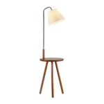 4666/1F HALL ODL20 541 темное дерево/рогожка Торшер E27 1*60W 220V KALDA — изображение 3