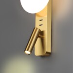 7050/5WL HIGHTECH ODL25 473 металл/металл бронза Настенный светильник IP20 LED 1*5W + 1*3W ALBERGO — изображение 6