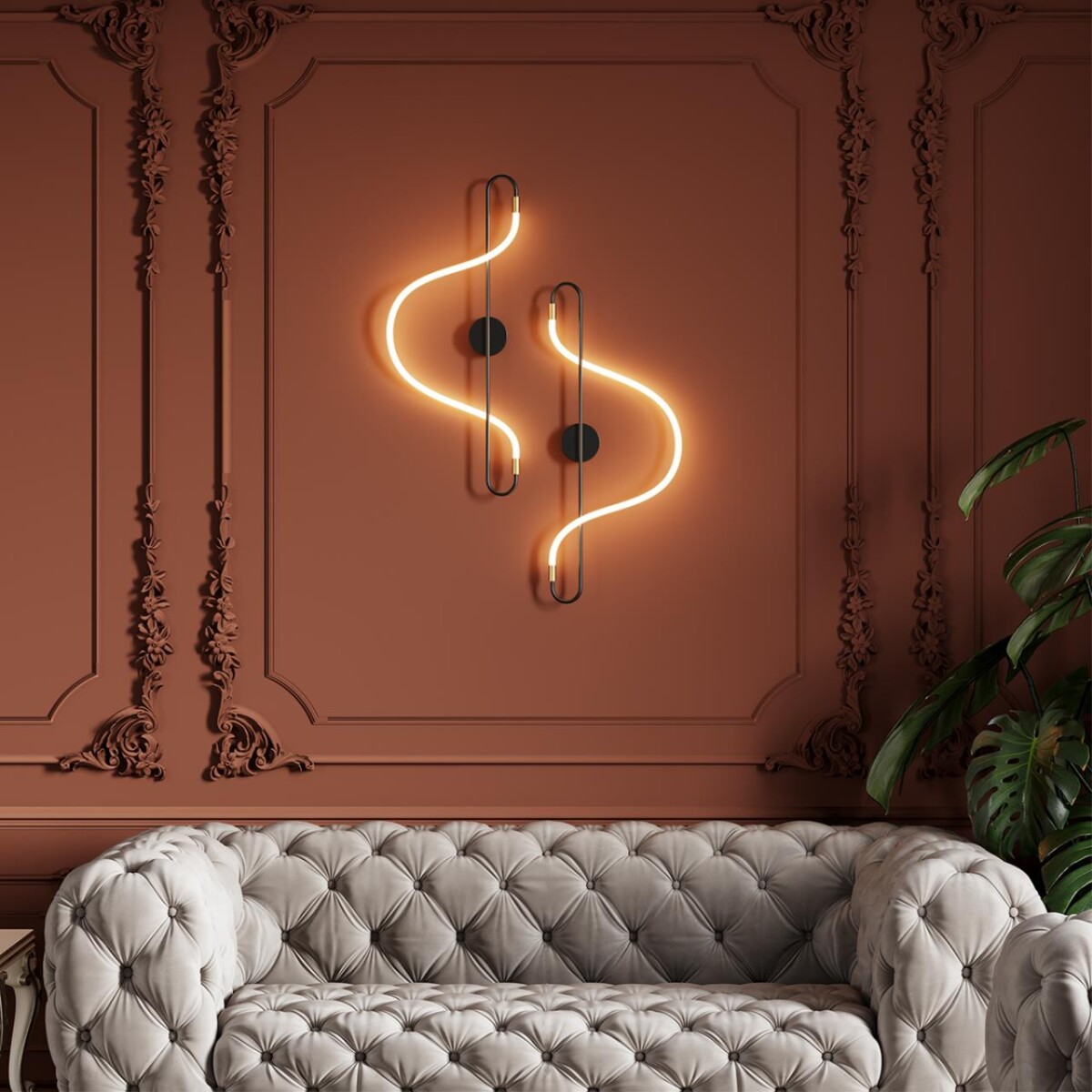 4303/12WL HIGHTECH ODL22 447 черный/античная бронза Настенный светильник IP20 LED 12W 720Лм 4000K KEYS — изображение 1