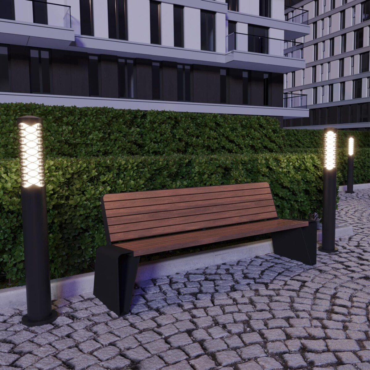 359282 STREET NT24 000 черный Светильник ландшафтный IP65 LED 4000K 24W 185-265V NETZ — изображение 2