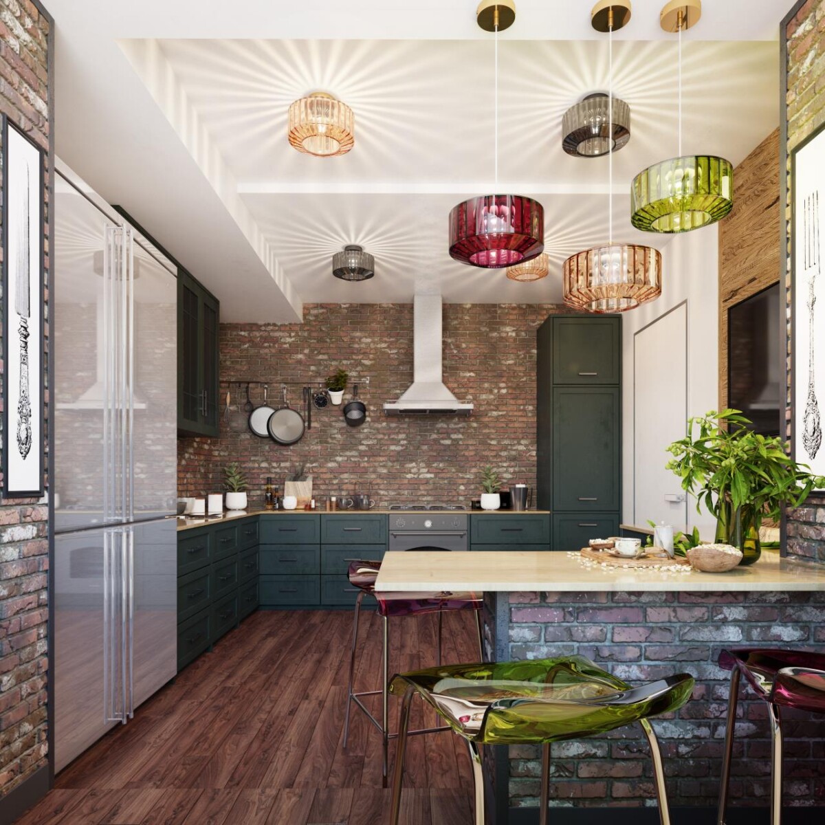 106f2f14ab635cd84256084935b69466 4747/1C PENDANT ODL21 409 янтарный/бронзовый Светильник потолочный E27 1*60W BINGA — изображение 1