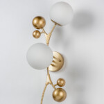 815533 Бра CROCO 3х5W (led) G9 ЗОЛОТО/БЕЛЫЙ — изображение 8