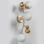 815533 Бра CROCO 3х5W (led) G9 ЗОЛОТО/БЕЛЫЙ — изображение 9