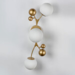 815533 Бра CROCO 3х5W (led) G9 ЗОЛОТО/БЕЛЫЙ — изображение 10