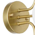 815533 Бра CROCO 3х5W (led) G9 ЗОЛОТО/БЕЛЫЙ — изображение 3