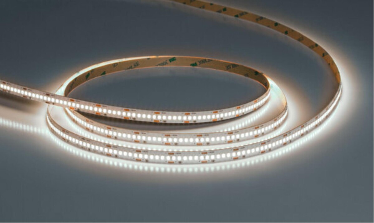 A2424010-02-4K Светодиодная лента 24В 19,2Вт/м 1800Лм/м 4000К 90+ 10мм SMD2835 240шт/м 5м IP20 — изображение 4