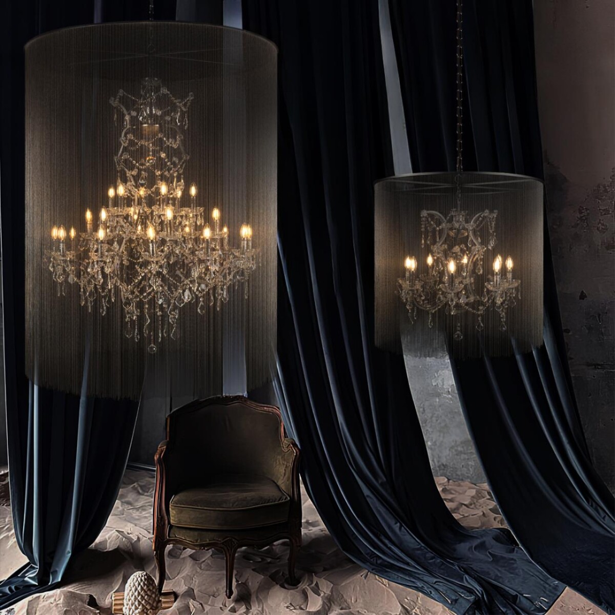 10450F Торшер LOFT IT Vaille Crystal — изображение 10