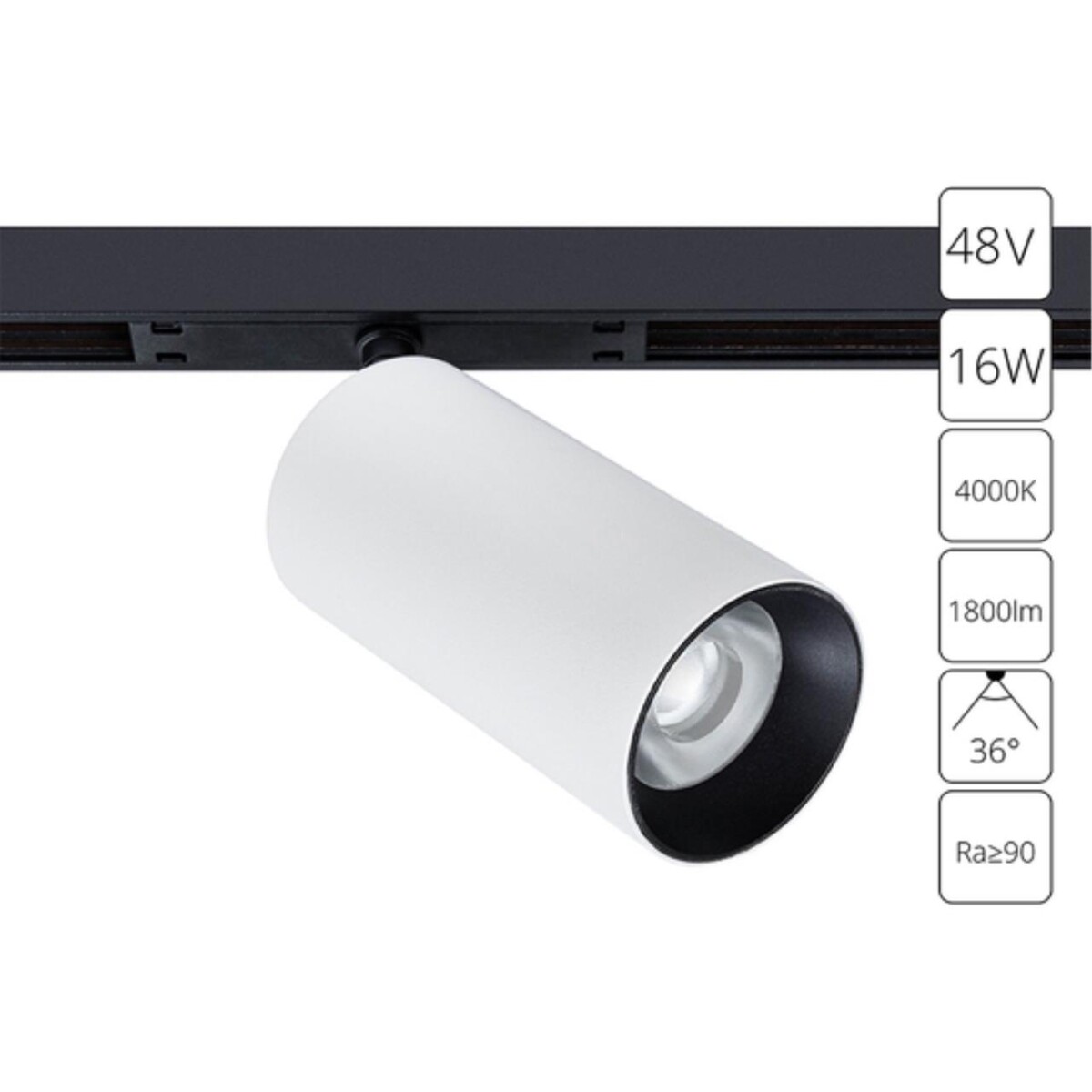 A7262PL-1WH СВЕТИЛЬНИК ПОТОЛОЧНЫЙ OPTIMA 48В 16Вт 1800Лм 4000К 90+ 36° — изображение 1