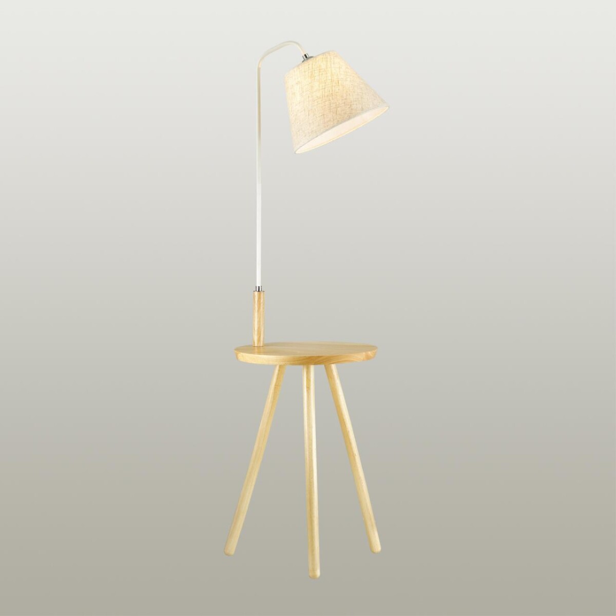 4667/1F HALL ODL20 541 светлое дерево/рогожка Торшер E27 1*60W 220V KALDA — изображение 4