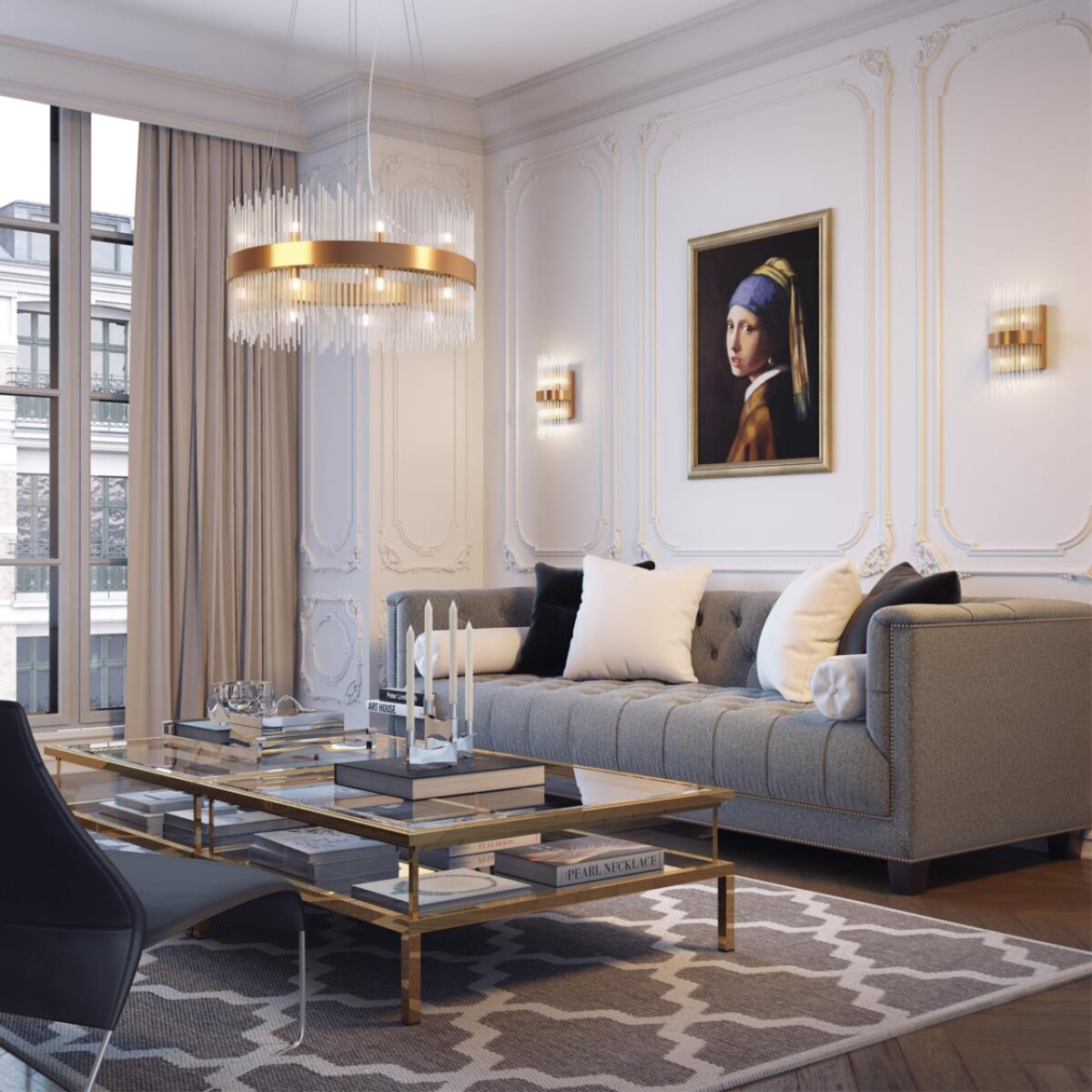 191ac6c6815e9593f191b7b56a6fab95 4722/4W HALL ODL20 647 бронзовый/стекло/прозрачный Бра G9 4*33W 220V FOCCO — изображение 1