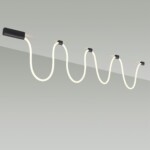 4391/30CL HIGHTECH ODL24 299 черный/металл/канат Настенно-потолочный светильник накладной (3 крепления в комплекте) IP20 LED 30W 1185Лм 4000K CORDA — изображение 4