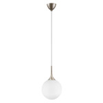 813033 Подвес GLOBO 1х40W E14 шампань/белый